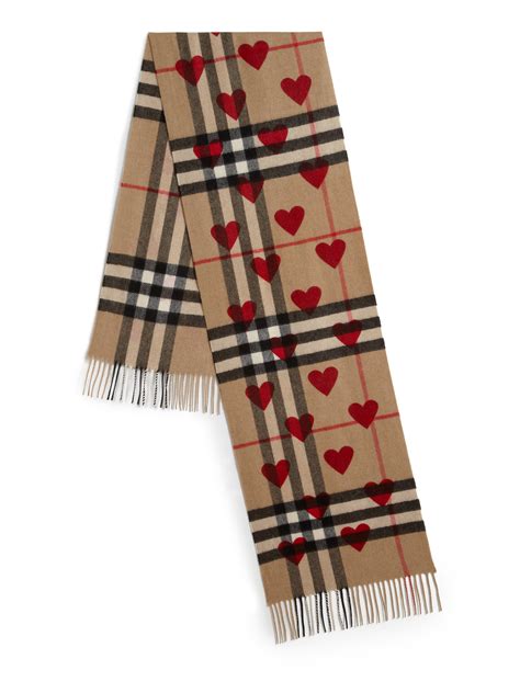 Genuine Burberry Heart Scarf 